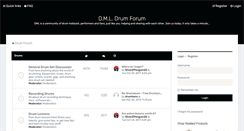 Desktop Screenshot of drumsmylife.com