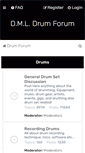 Mobile Screenshot of drumsmylife.com